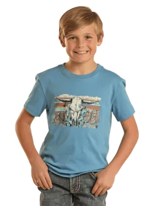 Boy's Graphic Tee by Rock & Roll ~ Royal