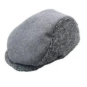 Brown's Pet Range Urban | Grey Tweed Flat Cap For Dogs