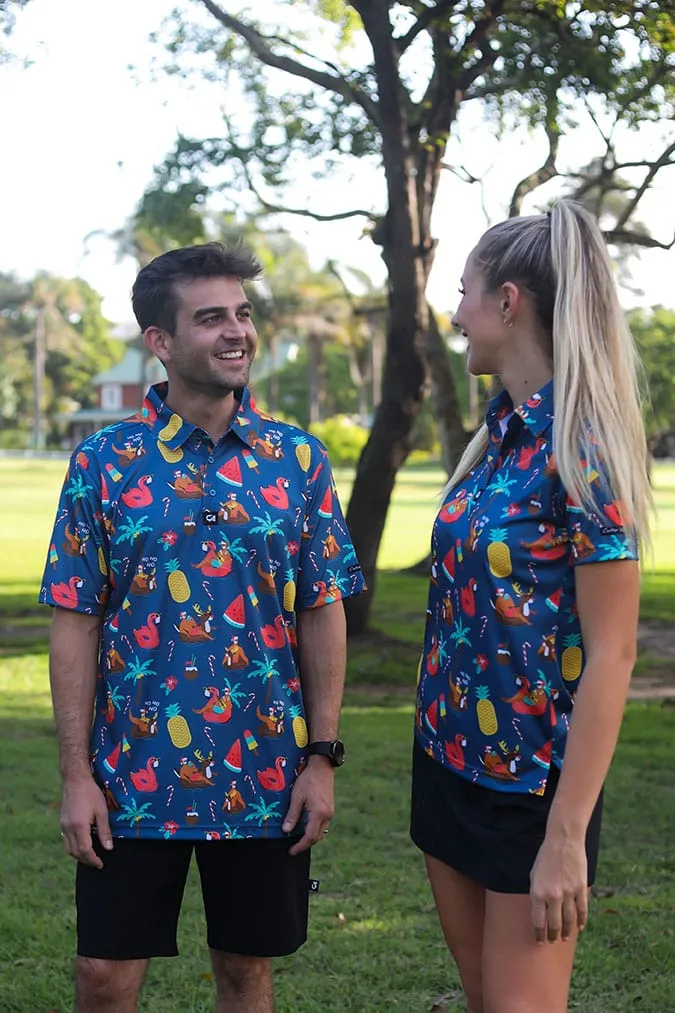 CA Ladies Funky Golf Shirt | Holiday Mode