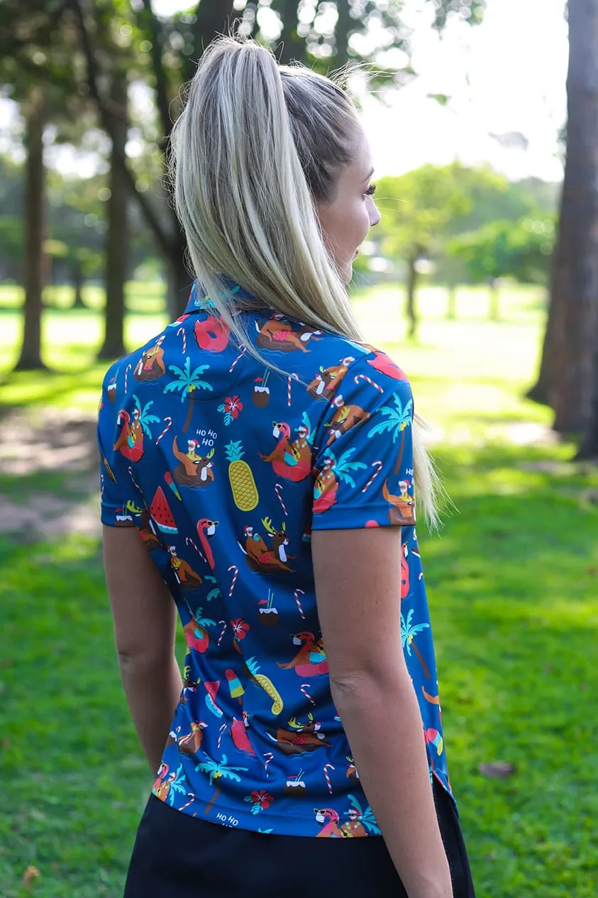 CA Ladies Funky Golf Shirt | Holiday Mode