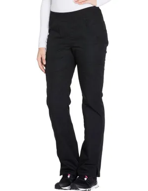 Cherokee Workwear Women's Mid Rise Straight Leg Pull-on Cargo Tall Pant