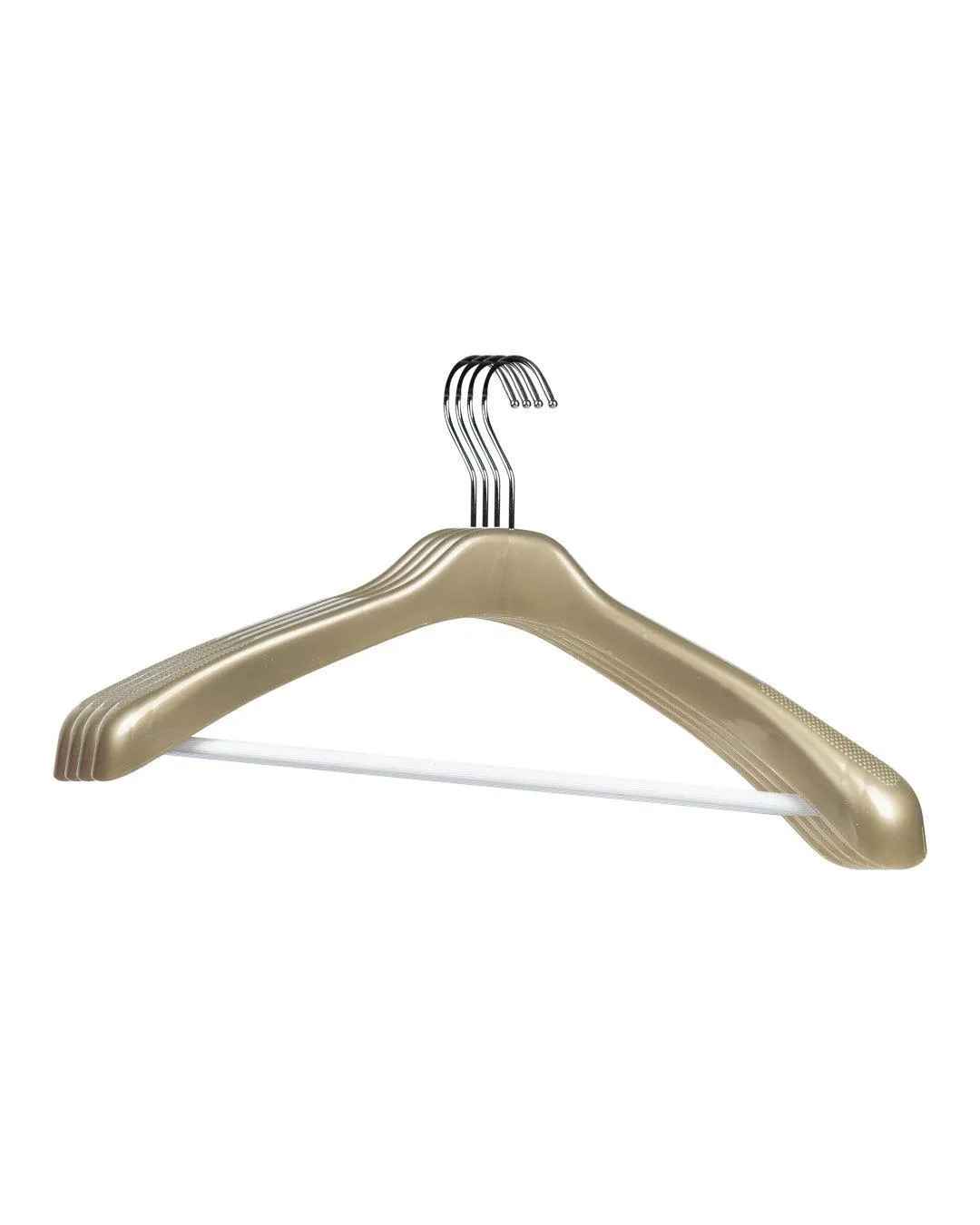 Cloth Hangers, Brown, Plastic