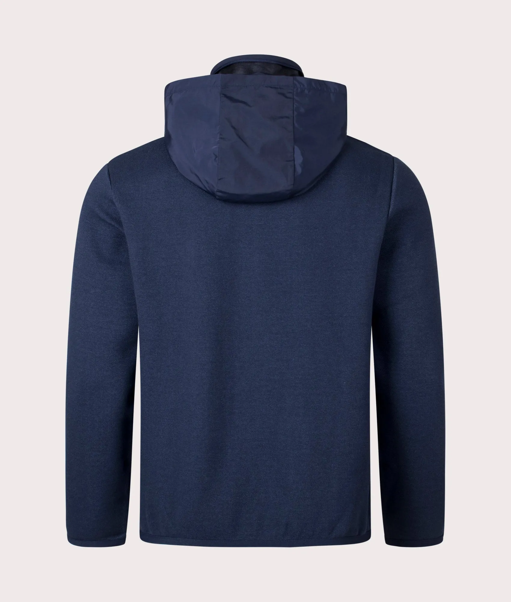 Conceled Hood Quarter Zip Sweatshirt