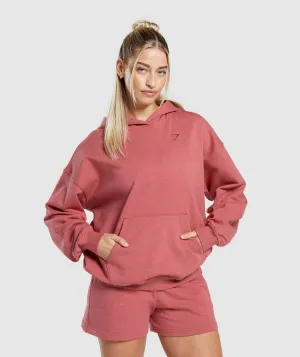 Gymshark Rest Day Sweats Hoodie - Heritage Pink Marl