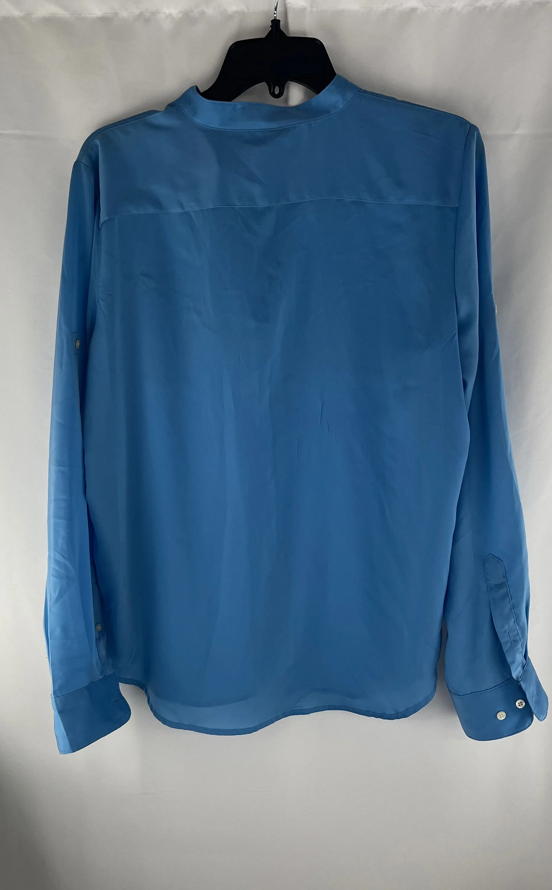 Lauren Ralph Lauren Women's Light Blue Soft Blouse Size Large NWT MSRP $99