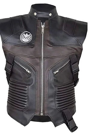 Men's Clint Barton Hawkeye Jeremy Renner The Avengers Stylish Biker Vest