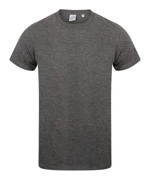 Mens feel good stretch t-shirt | Heather Charcoal