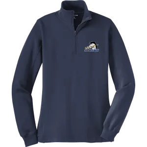 Mid-State Mustangs Ladies 1/4-Zip Sweatshirt