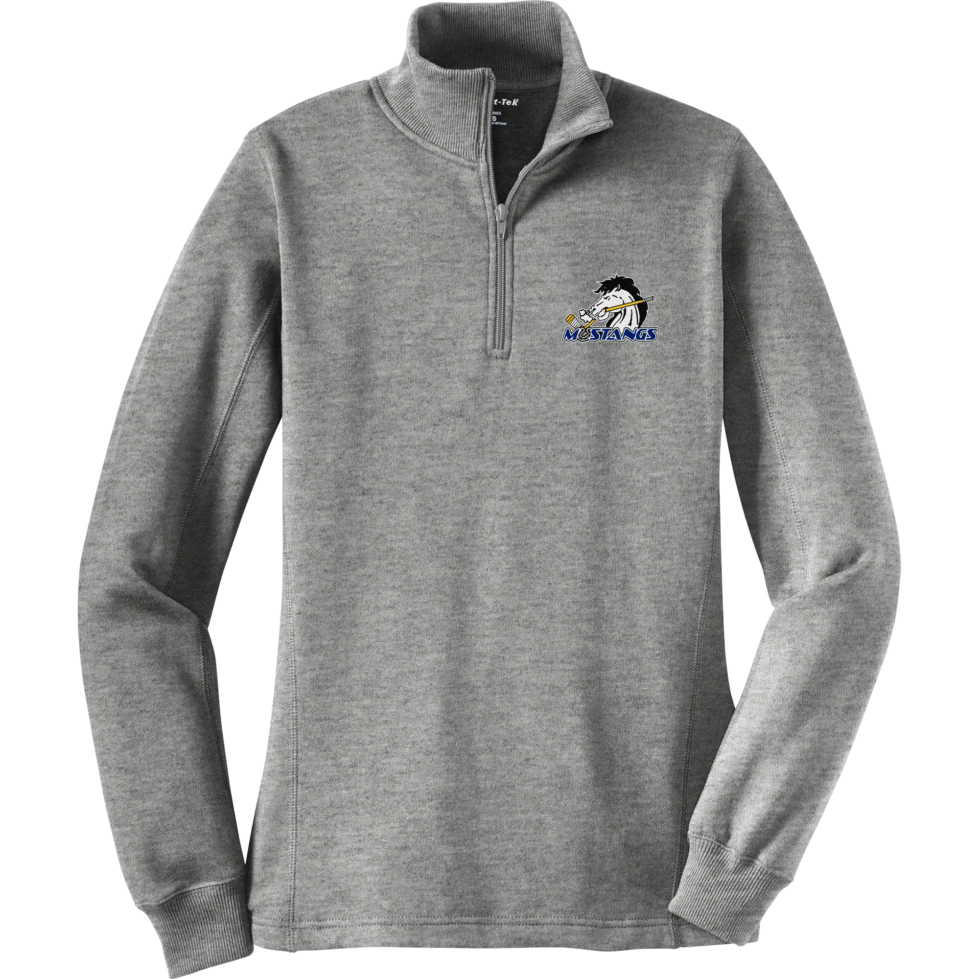Mid-State Mustangs Ladies 1/4-Zip Sweatshirt