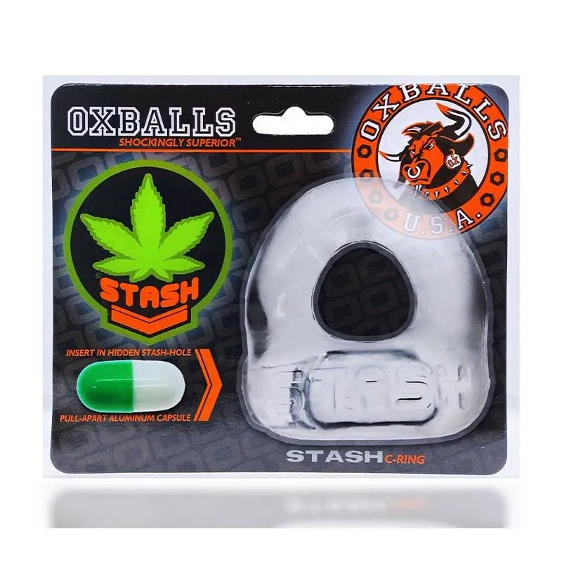 Oxballs Stash Cockring with Aluminum Capsule Insert