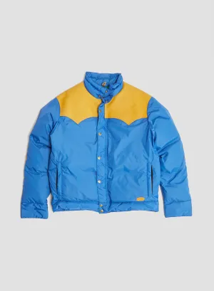 Rocky Mountain Featherbed x Nigel Cabourn Down Short Shell 1969 in Blue