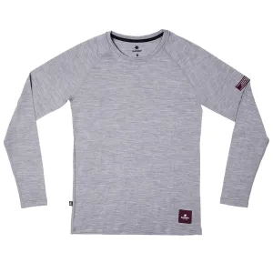 SAYSKY Men's Merino Base 165 Top Grey