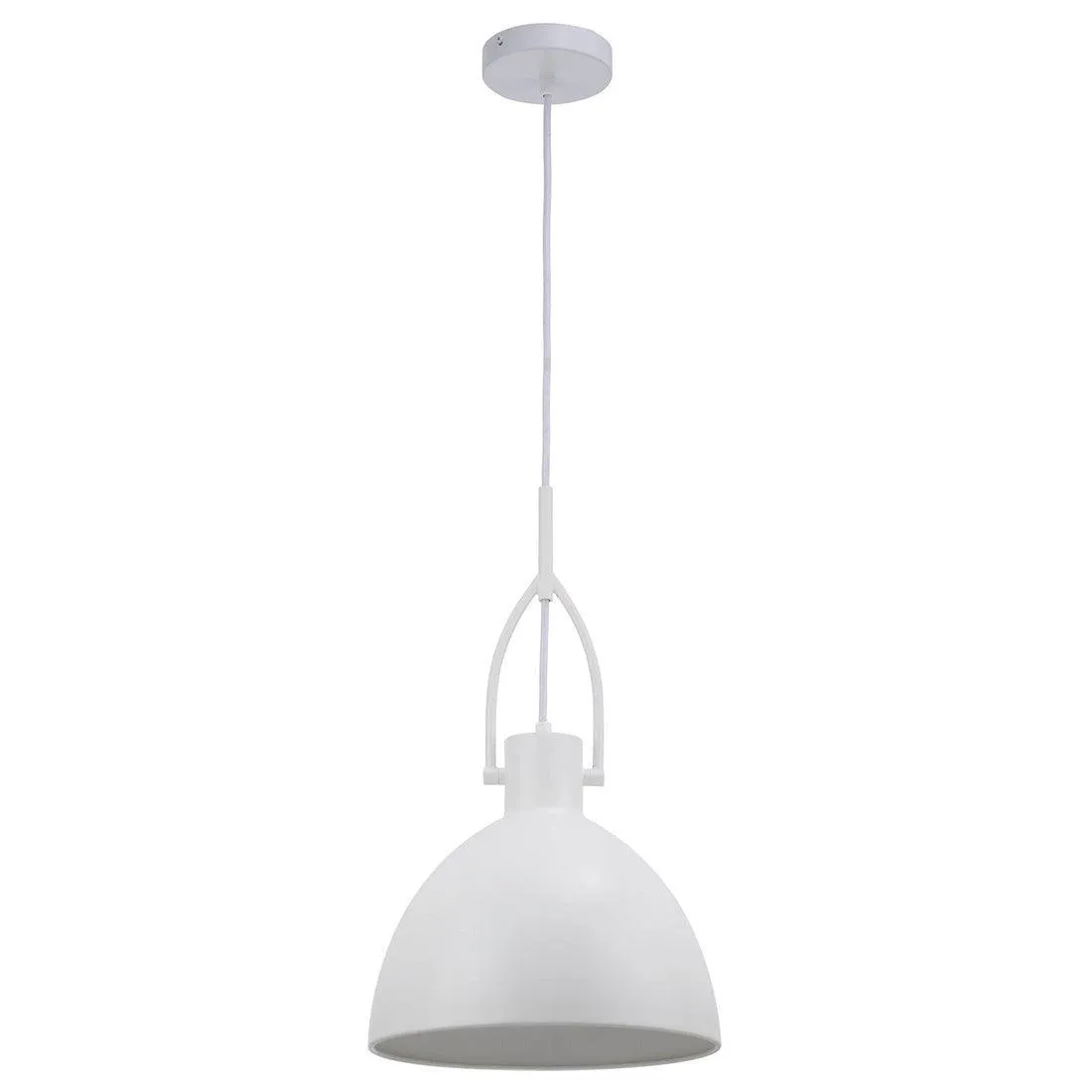 Timeless Pendant Light with Shade Diffuser in Black, Brass or White