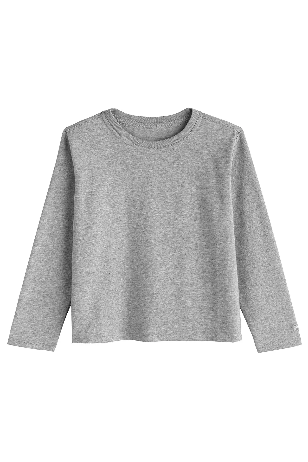 Toddler Coco Plum Everyday Long Sleeve T-Shirt | Grey Heather