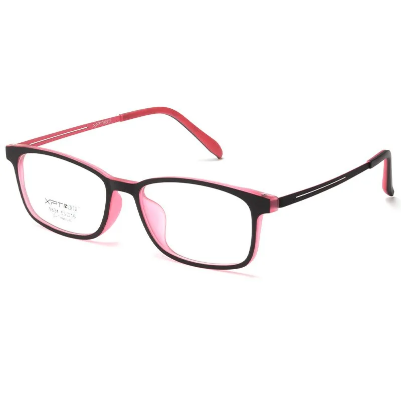 Yimaruili Unisex Full Rim Square Tr 90 Titanium Eyeglasses 9834XP